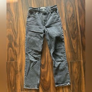 Abercrombie & Fitch High Rise Jeans - Dark Gray
